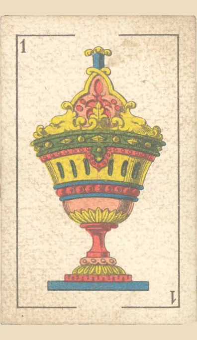 As de Copas – Tarot gitano (baraja española de Fournier)