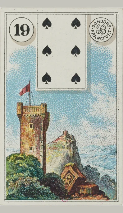 Carta 19 La Torre del Lenormand antiguo de Dondorf
