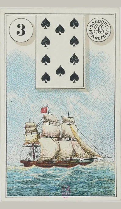 Carta 3 El Barco del Lenormand antiguo de Dondorf