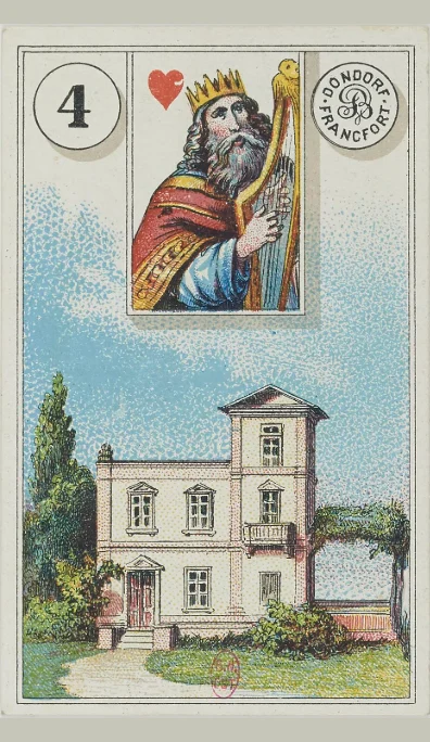 Carta 4 La Casa del Lenormand antiguo de Dondorf