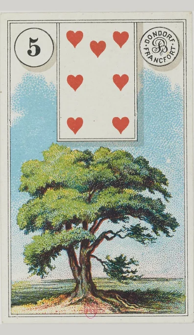 Carta 5 El Árbol del Lenormand antiguo de Dondorf