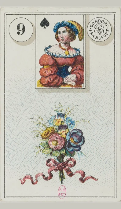 Carta 9 El Ramo del Lenormand antiguo de Dondorf