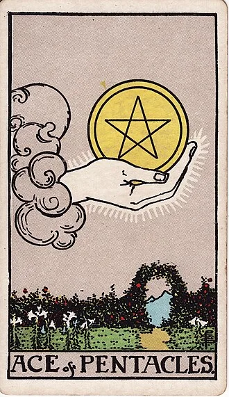 Carta del tarot As de Oros
