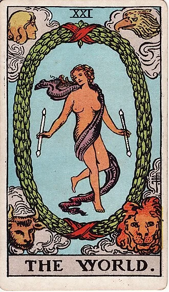 El Mundo del tarot Rider-Waite