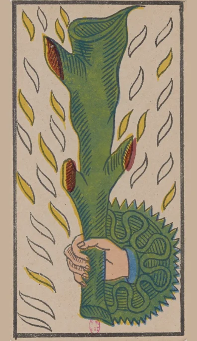 As de Bastos – Tarot de Marsella de Lequart