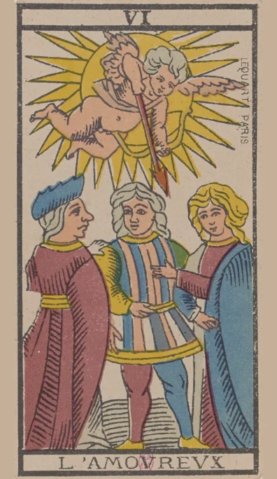 El Enamorado – Tarot de Marsella de Lequart