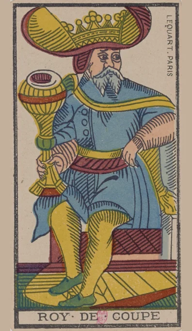 Rey de Copas – Tarot de Marsella de Lequart