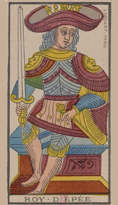 Rey de Espadas – Tarot de Marsella de Lequart
