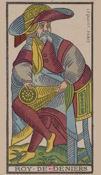 Rey de Oros – Tarot de Marsella de Lequart