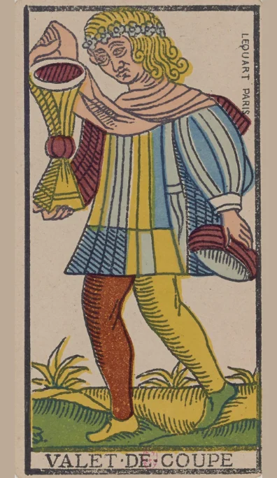 Sota de Copas – Tarot de Marsella de Lequart