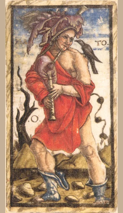 Mato (0), el Loco del tarot Sola Busca