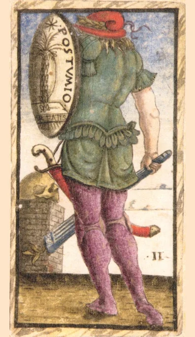 Postumio, triunfo II del tarot Sola Busca