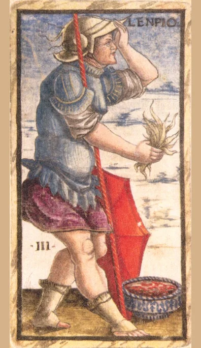 Lenpio, triunfo III del tarot Sola Busca