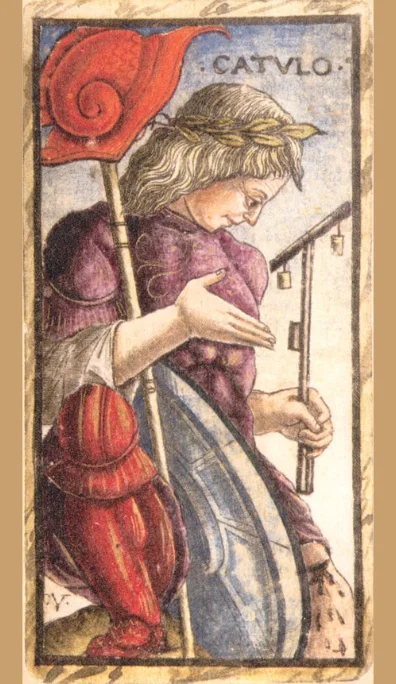 Catulo, triunfo V del tarot Sola Busca