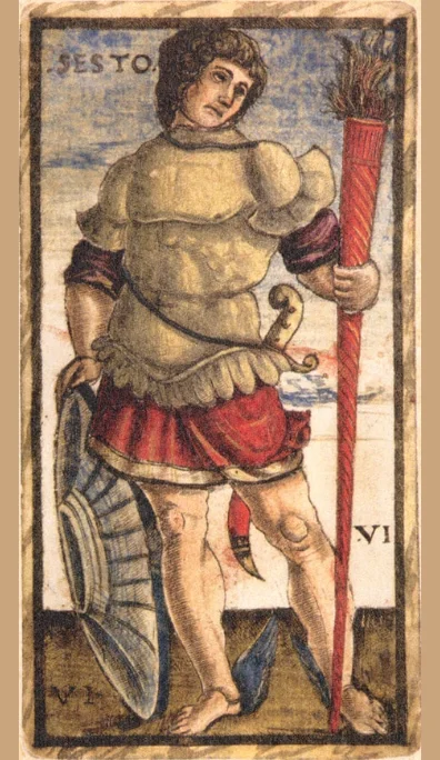 Sesto, triunfo VI del tarot Sola Busca