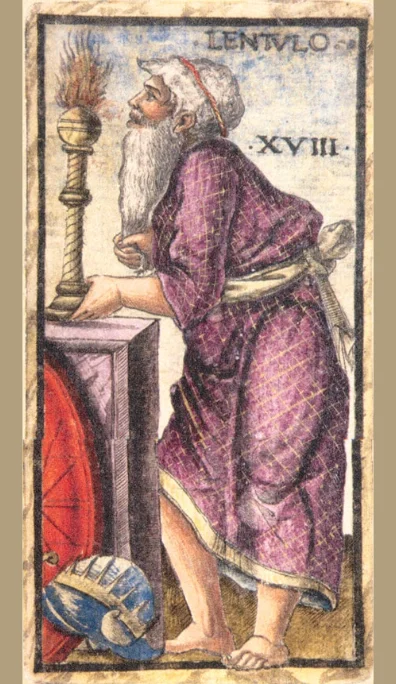 Lentulo, triunfo XVIII del tarot Sola Busca