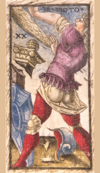 Nenbroto, triunfo XX del tarot Sola Busca