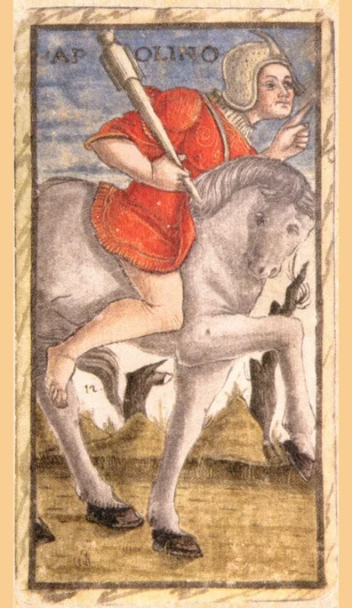 Caballero de Bastos – Tarot Sola Busca