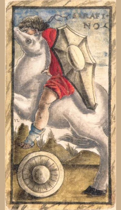 Caballero de Oros – Tarot Sola Busca