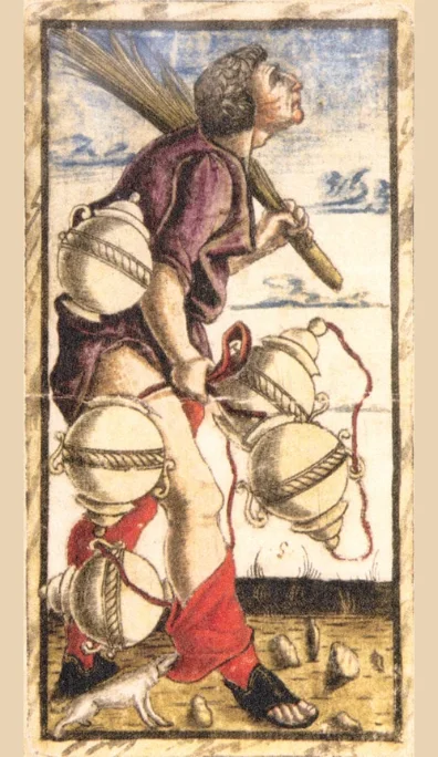 Cinco de Copas – Tarot Sola Busca