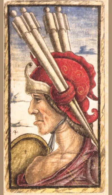 Cuatro de Bastos – Tarot Sola Busca