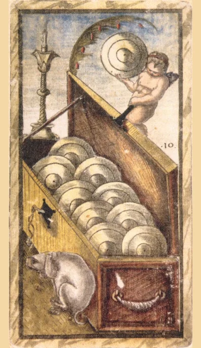 Diez de Oros – Tarot Sola Busca