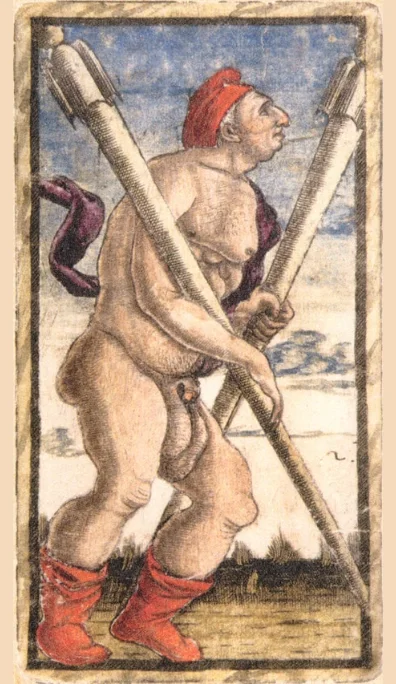 Dos de Bastos – Tarot Sola Busca