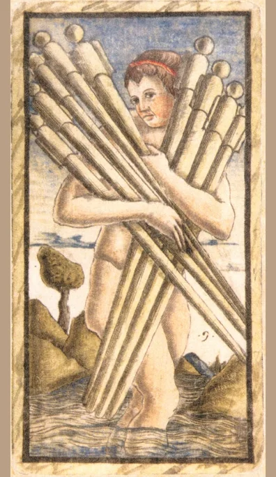 Nueve de Bastos – Tarot Sola Busca