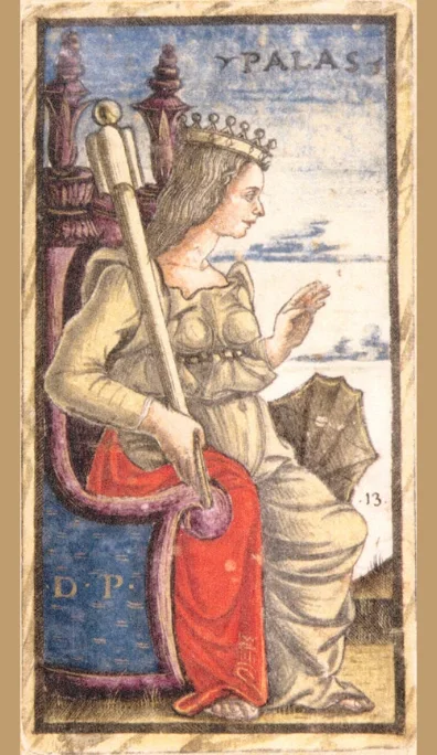 Reina de Bastos – Tarot Sola Busca
