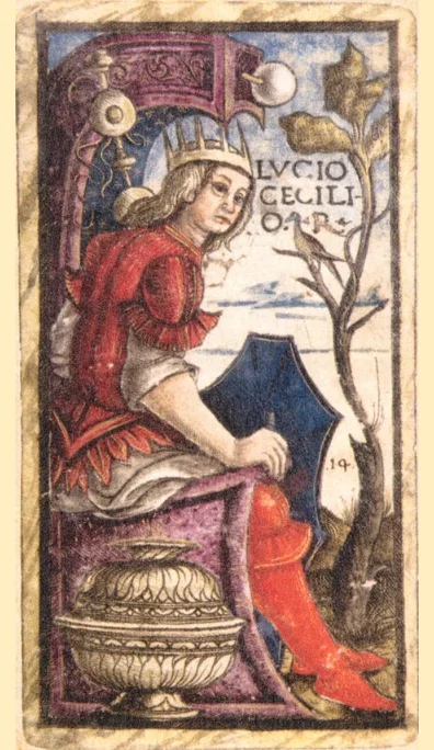 Rey de Copas – Tarot Sola Busca