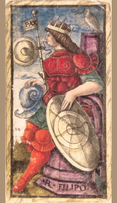 Rey de Oros – Tarot Sola Busca