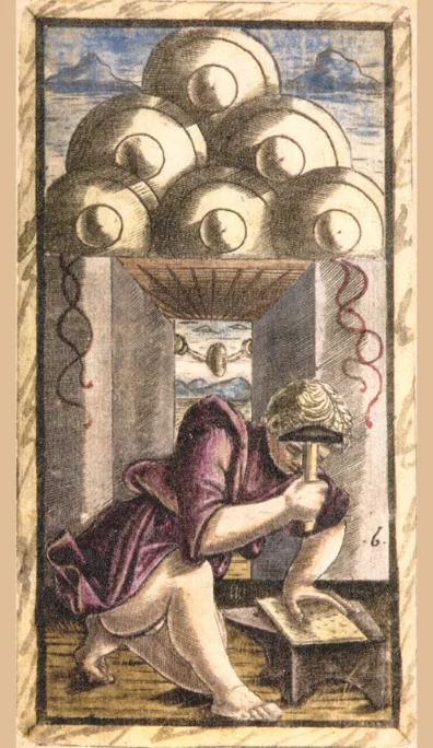 Seis de Oros – Tarot Sola Busca