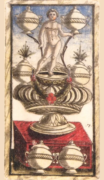 Siete de Copas – Tarot Sola Busca