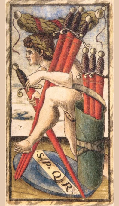 Siete de Espadas – Tarot Sola Busca
