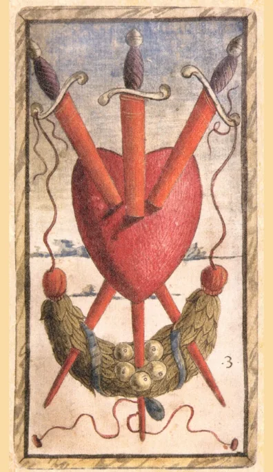 Tres de Espadas – Tarot Sola Busca
